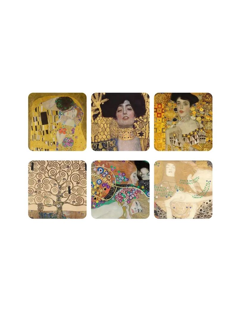 Bases para copos Gustav Klimt