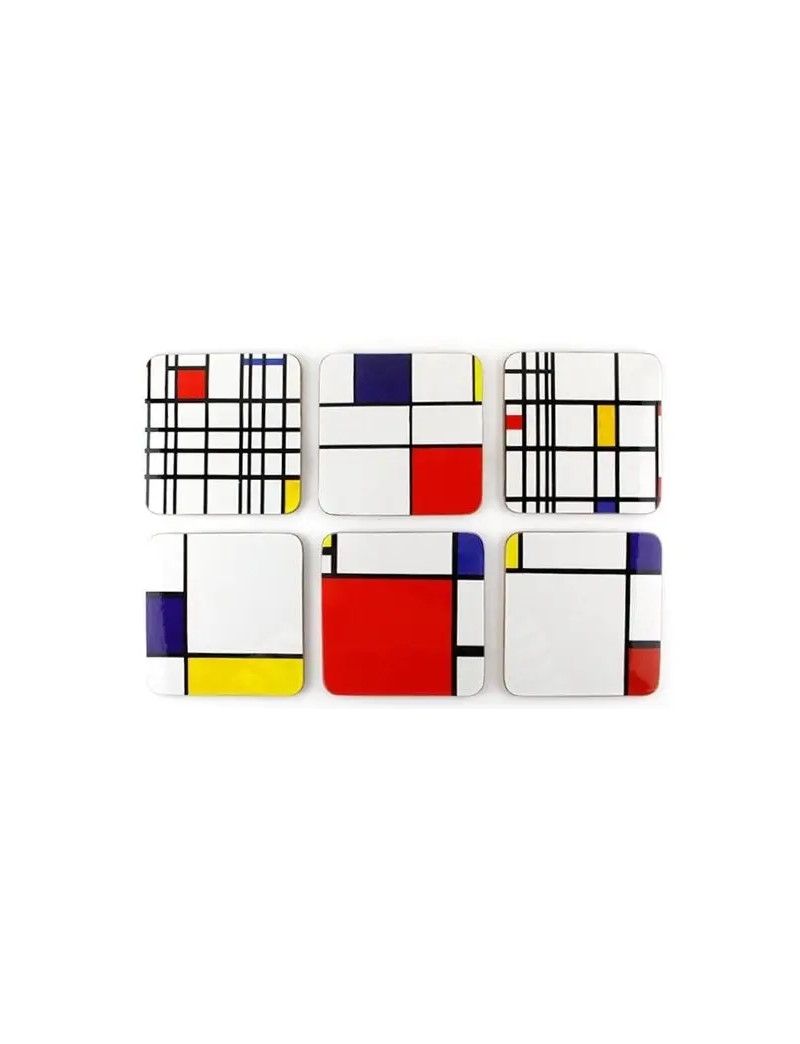 Bases para copos Mondriaan