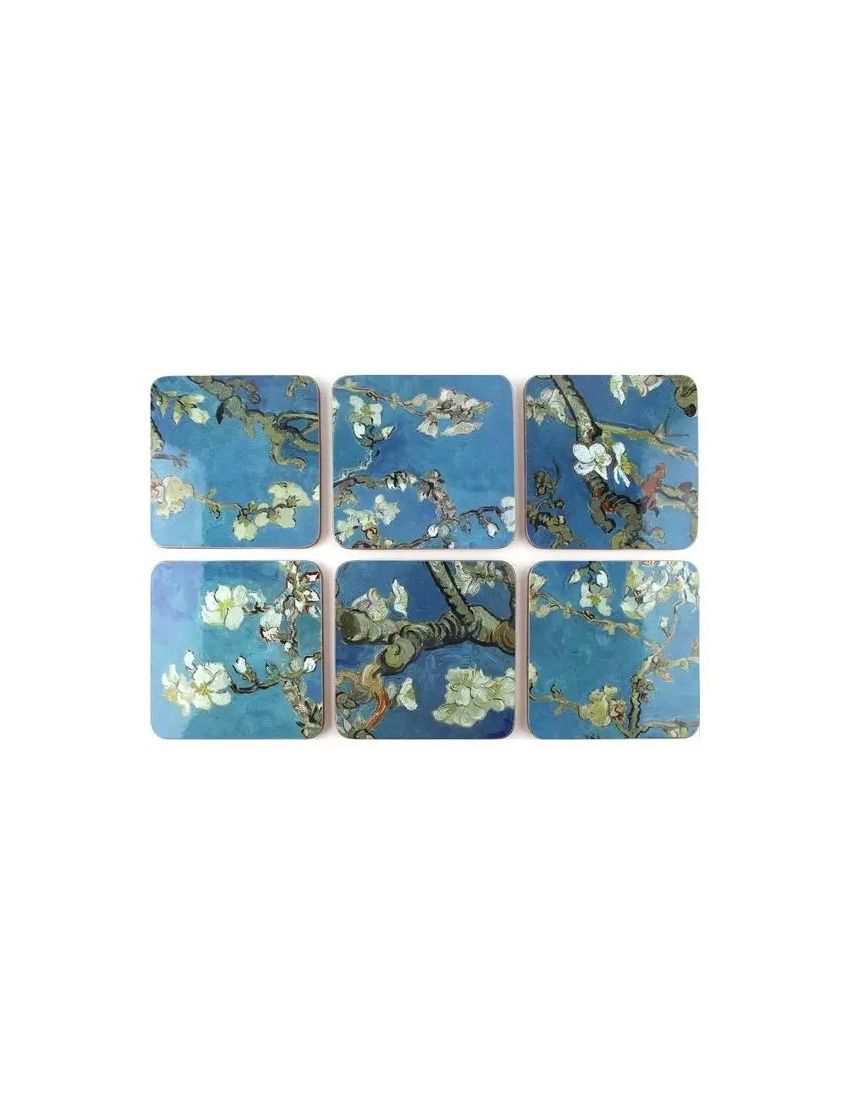 Bases para copos Amendoeira em Flor - Van Gogh