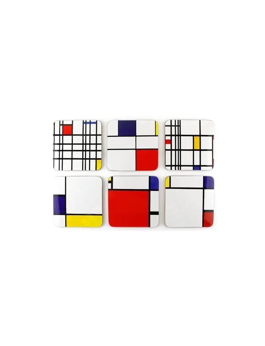 Bases para copos Mondriaan